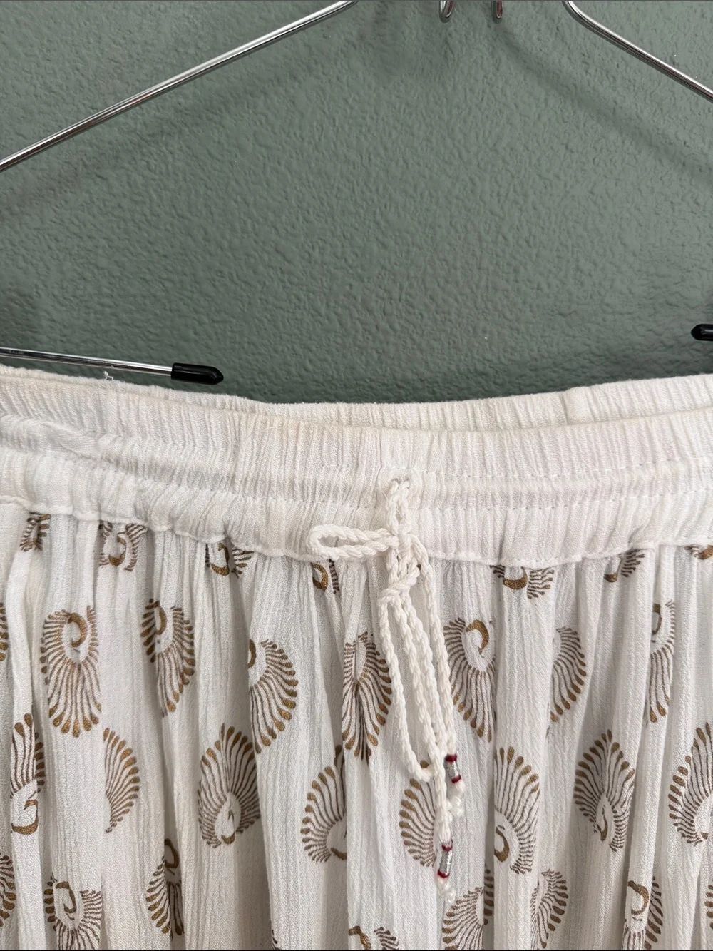 Ethnic Indian Vintage Maxi Skirt Sz M - Picture 4 of 10